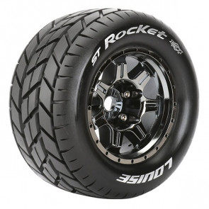 Louise RC ST-Rocket 1/8 Sport 0 ET (17mm Hex) Wheels & Tyres (Pair)