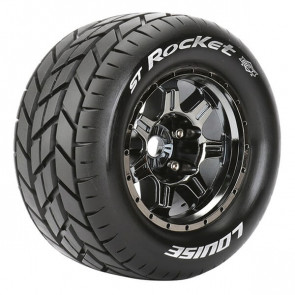 Louise RC ST-Rocket 1/8 Sport 1/2 ET (17mm Hex) Wheels & Tyres (Pair)