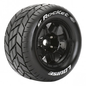 Louise RC ST-Rocket 1/8 Sport 1/2 ET (17mm Hex) E-R Wheels & Tyres (Pair)