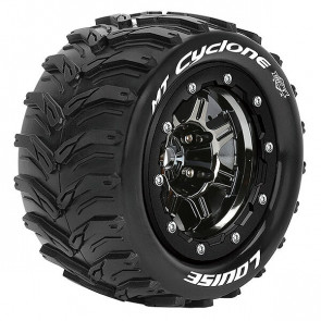 Louise RC MT-Cyclone T-Maxx Soft 1/2 ET (17mm Hex) Wheels & Tyres (Pair)