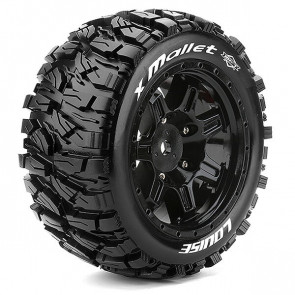 Louise RC X-Mallet Xmaxx (24mm Hex) Wheels & Tyres (Pair)