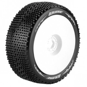 Louise RC B-Groove 1/8 Soft (17mm Hex) Wheels & Tyres (Pair)