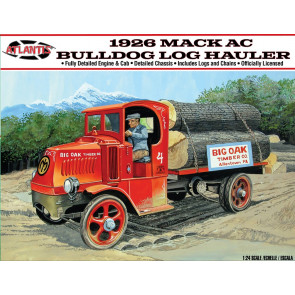 Atlantis Models 1:24 1926 MACK AC Bulldog Logging Truck Plastic Kit