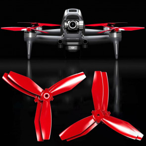 Master Airscrew LUDICROUS 3-Blade Props Set - Red - DJI FPV RC Drone