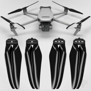 Master Airscrew 9.4x5.3 STEALTH Prop Set x4 Black - DJI Mavic 3 RC Drone