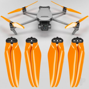 Master Airscrew 9.4x5.3 STEALTH Prop Set x4 Orange - DJI Mavic 3 RC Drone