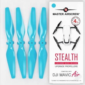 Master Airscrew STEALTH Propeller Props Set Blue - DJI Mavic Air Drone