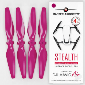Master Airscrew STEALTH Propeller Props Set Magenta - DJI Mavic Air Drone