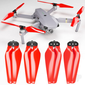 Master Airscrew STEALTH Propeller Props Set Red - DJI Mavic Pro Platinum Drone