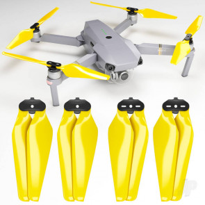 Master Airscrew STEALTH Propeller Props Set Yellow - DJI Mavic Pro Platinum Drone