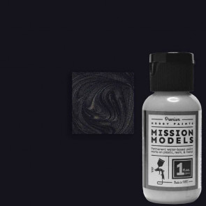 Mission Models Pearl Deep Black (1oz) Acrylic Airbrush Paint