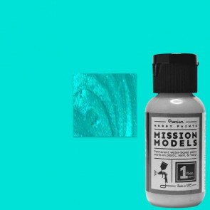 Mission Models Iridescent Duck Teal (1oz) Acrylic Airbrush Paint