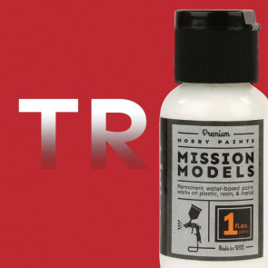 Mission Models Transparent Red (1oz) Acrylic Airbrush Paint