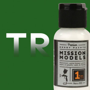 Mission Models Transparent Green (1oz) Acrylic Airbrush Paint