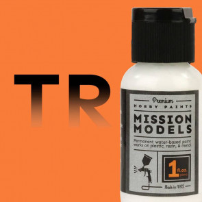 Mission Models Transparent Orange (1oz) Acrylic Airbrush Paint