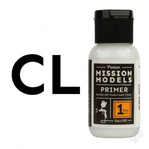 Mission Models Clear Primer (1oz) Acrylic Airbrush Paint