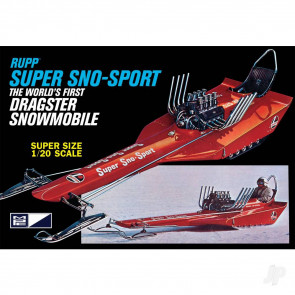 MPC 1:20 Rupp Super Sno-Sport Snowmobile Dragster Plastic Kit