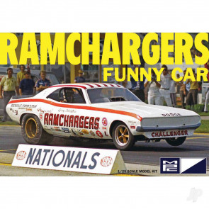 MPC 1:25 Ramchargers Dodge Challenger Funny Car Dragster Plastic Kit