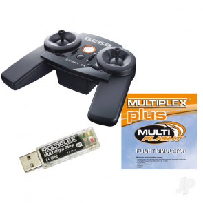 Multiplex MULTIflight PLUS RC Flight Simulator w/SMART SX 6 Tx (Mode 2) (15305)