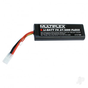 Multiplex LI-BATT Fx 3200mAh 7.4V Flexx 157390 LiPo Battery