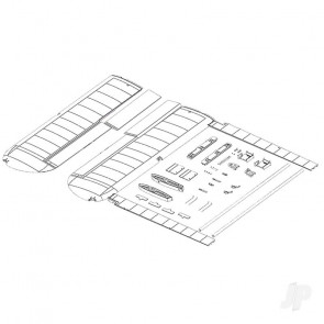 Multiplex Wing Set FunCub XL Kit Version 224432