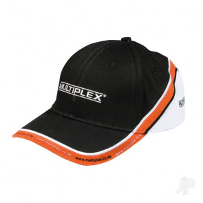 Multiplex Peaked Baseball Cap Hat - Black 852968