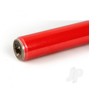Oracover 2m Fluorescent Red (21) Covering For RC Model Plane