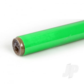 Oracover 2m Fluorescent Green (41) Covering For RC Model Plane