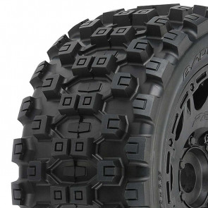 Proline Badlands Mx57 Tyres On Raid 5.7" Black Wheels Xmaxx