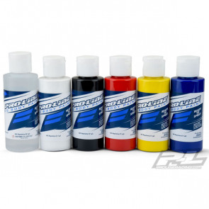 PROLINE RC CAR BODY PAINT PRIMARY COLOURS 6 PACK (6x60ml) For Airbrush