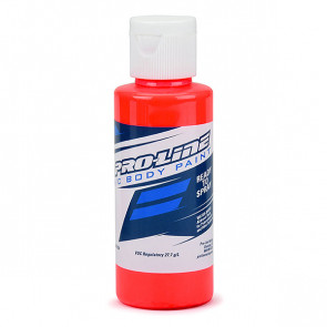 PROLINE RC CAR BODY PAINT - FLUORESCENT RED (60ml) For Airbrush