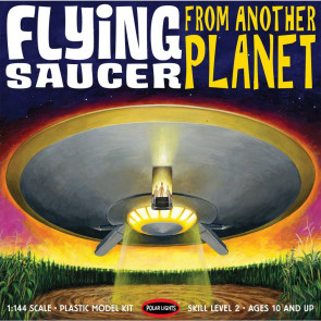 Polar Lights 1:144 12" Flying Saucer Spaceship UFO Plastic Model Kit