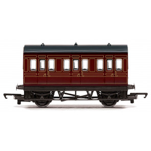 LMS 4 Wheel Coach 00 Gauge RailRoad Hornby Train R4671