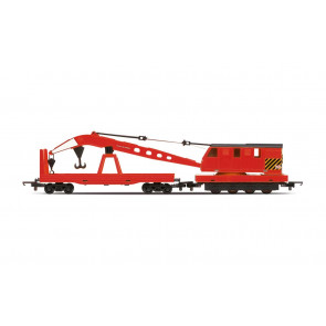 Breakdown Crane with Wagon BR Livery Era 5 - Hornby Trains 00 Gauge 