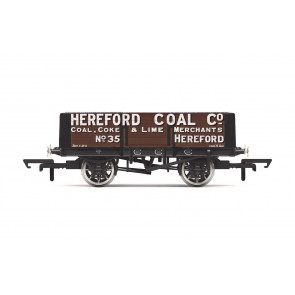 5 Plank Wagon, 'Hereford Coal Company' No. 35 - Era 2 - Hornby 00 Gauge 