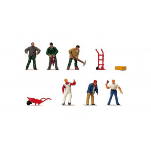 1:76 Scale Working People - Hornby Train Track Accessories 00 Gauge