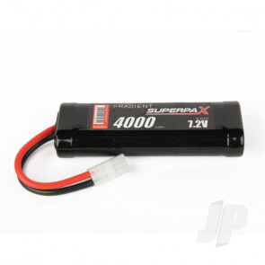 Radient NiMH Battery 7.2V 4000mAh SC Stick Pack Tamiya Connector Plug