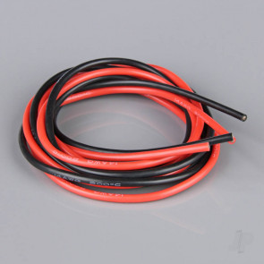 Radient Silicone Wire, 14AWG, 680 Strand, 4ft / 1.2m Red-Black 