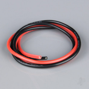 Radient Silicone Wire, 14AWG 2ft / 0.6m Red-Black 