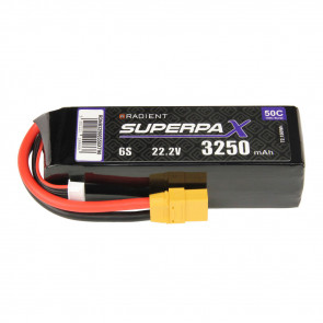 Radient 6S 3200mAh 22.2V 50C LiPo Battery w/ XT90 Connector Plug