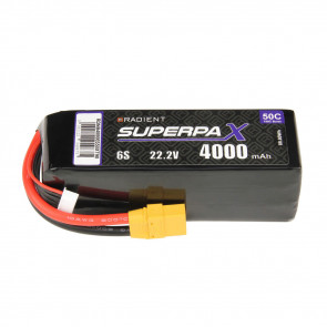 Radient 6S 4000mAh 22.2V 50C LiPo Battery w/ XT90 Connector Plug