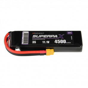 Radient 4500mAh 3S 11.1v 30C RC LiPo Battery w/ XT60 Connector Plug