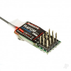 RadioLink R4FGM 4-Channel RC Receiver with Gyro Function
