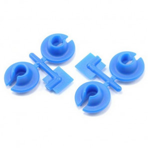 RPM Suspension Shock Spring Cups (Blue) fits LOSI/Traxxas/MGT/HPI