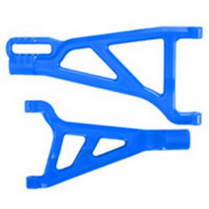RPM Front Right Suspension A-Arms (Blue) (Upper/Lower) fits Traxxas Summit/Revo