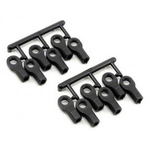 RPM Short Rod Ends (Black) (12) fits most Traxxas 1/10 Scale Vehicles