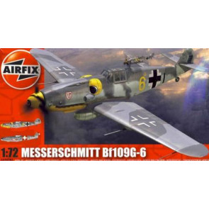 Airfix Messerschmit Bf109G-6 1:72 Scale Plastic Model WWII Aeroplane Kit