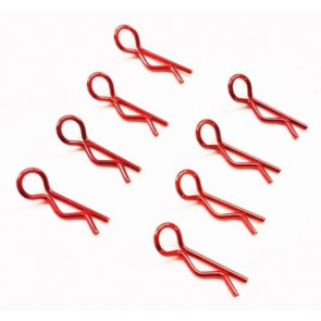 Fastrax Metalic Red Small Clips