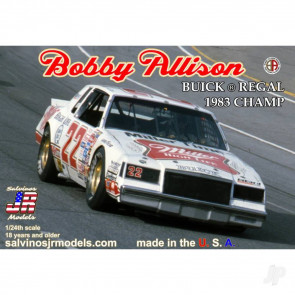 1:25 NASCAR Plastic Car Kit - Bobby Allison – 1983 Buick Regal Champion