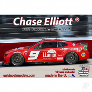 1:24 NASCAR Plastic Car Kit - Chase Elliott - 2023 Camaro - Llumar